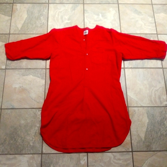 Woolrich Sleep Shirt 100% Cotton Cozy PJ Pajamas - Picture 4 of 4